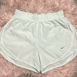 Light teal Niki Dri-fit athletic shorts